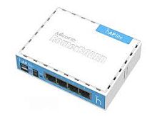 Роутер MikroTik hAP Lite RB941-2nD, CPU 1 Core, 32MB RAM, 2.4GHz 300 Mb/s, 4xLAN 100Mb/s, MicroUSB, RouterOS (L4)